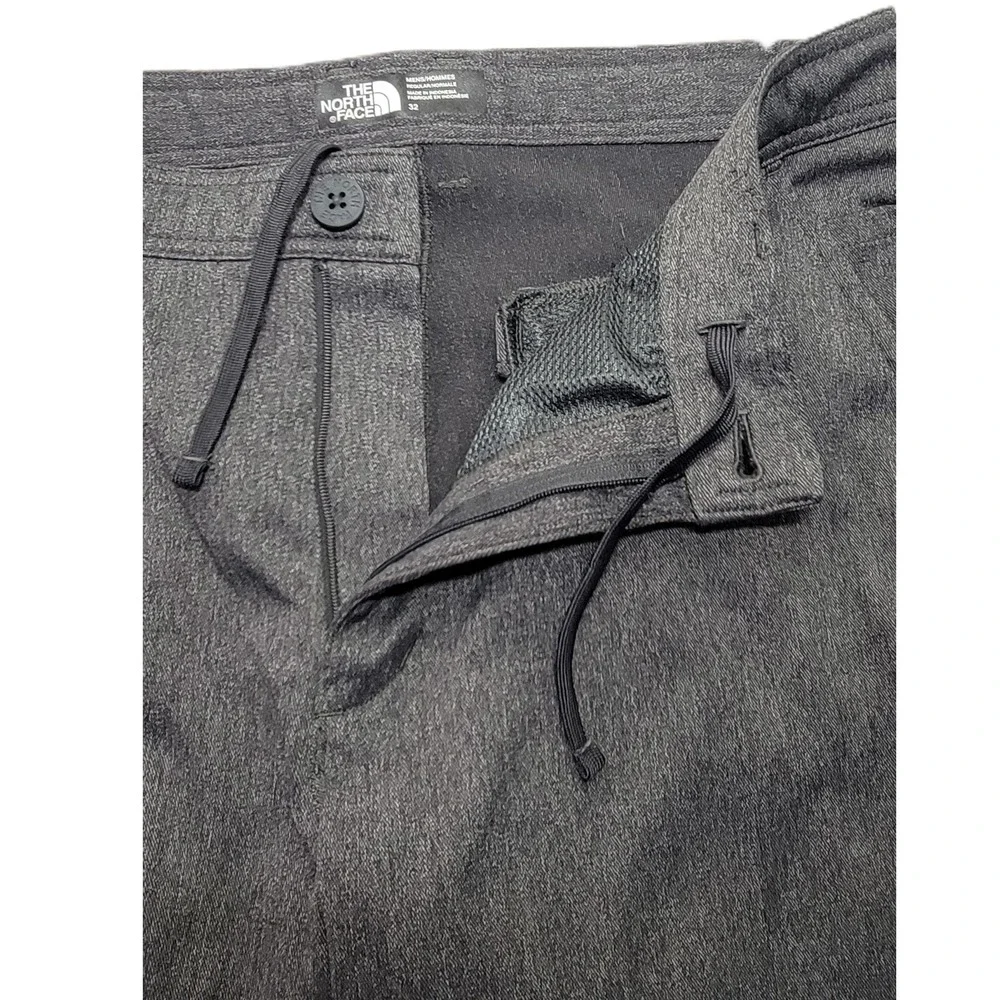 The North Face Mens Pants‎ Jogger Style Size 32 Grey Nylon Blend Zip Pocket